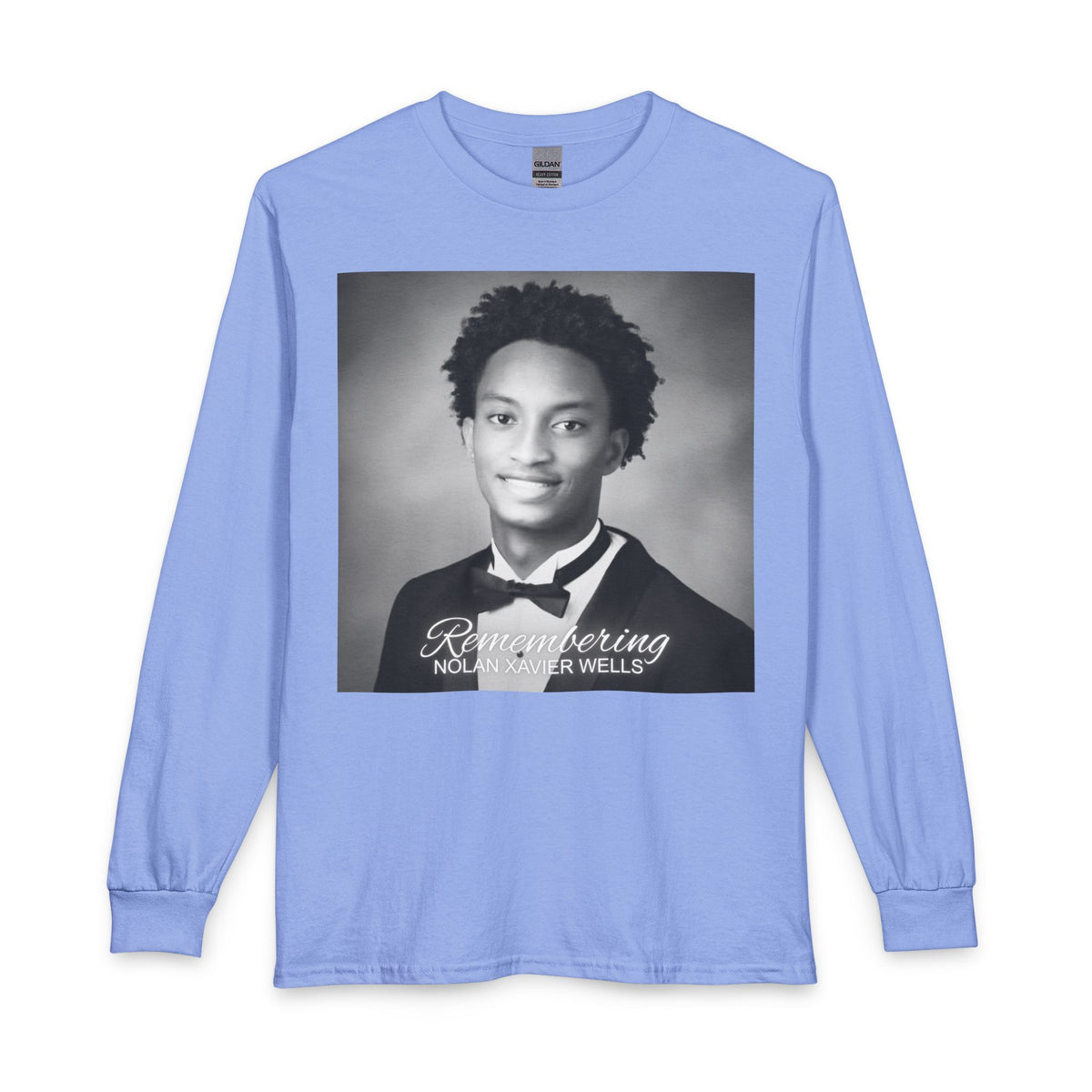 Remembering Nolan Xavier Wells Long Sleeve T-Shirt