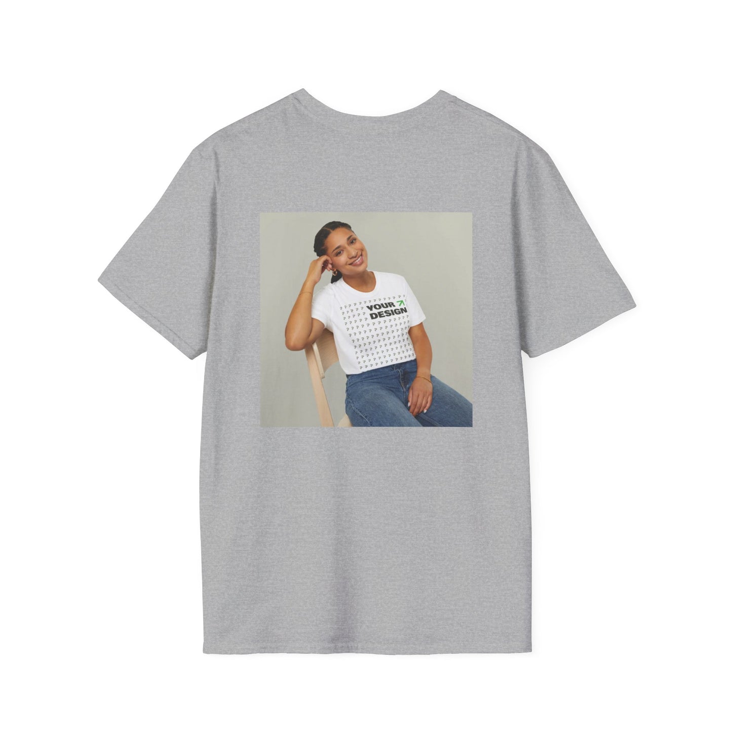 Custom Print T-Shirt — "Print it your way" Minimalist Design