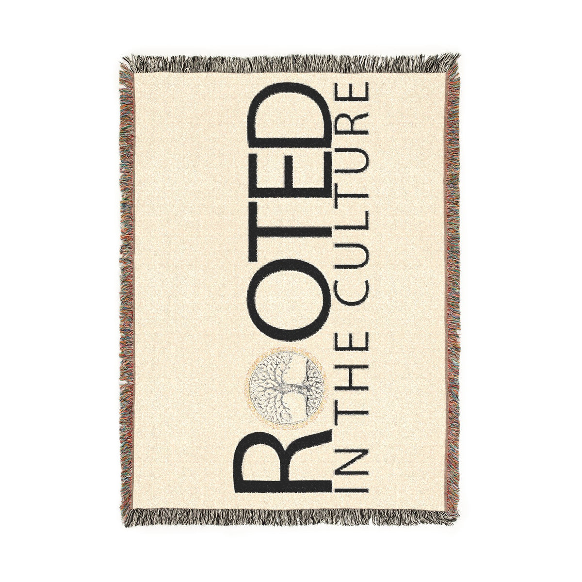 Rooted in the Culture Woven Throw Blanket