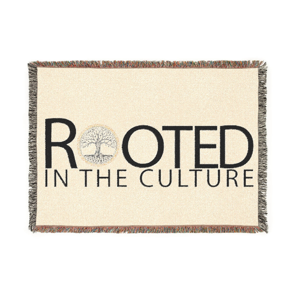 Rooted in the Culture Woven Throw Blanket