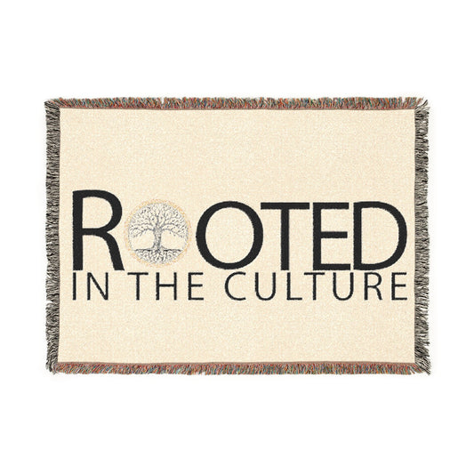 Rooted in the Culture Woven Throw Blanket