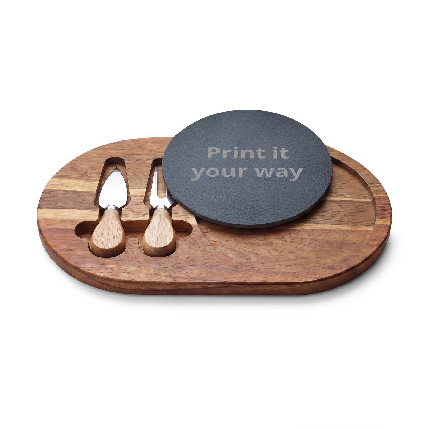 Engraved Tree of Life Charcuterie Board with Cheese Knife Set