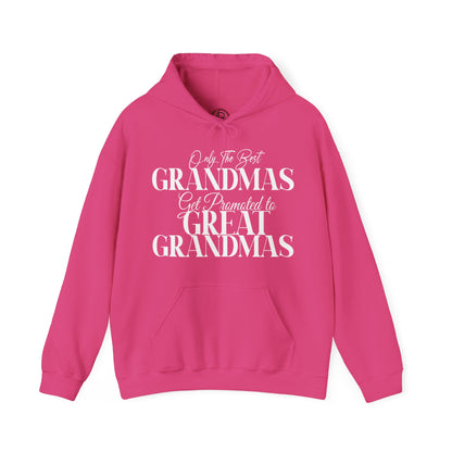 Only The Best Grandmas Get Promoted Hoodie 2
