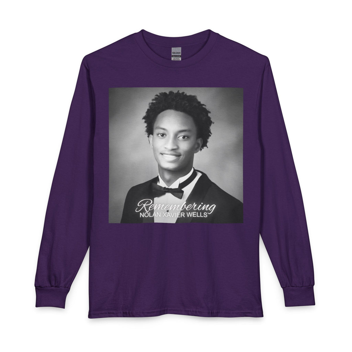 Remembering Nolan Xavier Wells Long Sleeve T-Shirt