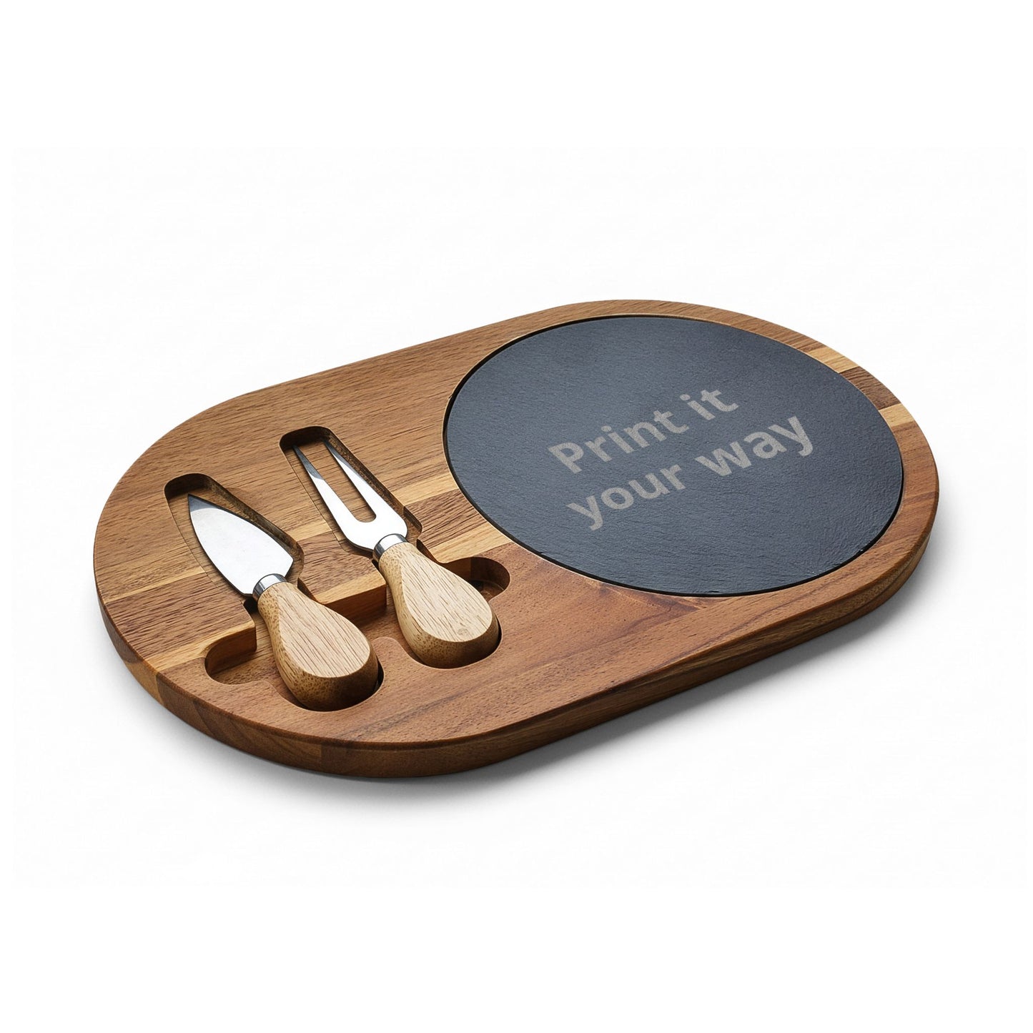 Engraved Tree of Life Charcuterie Board with Cheese Knife Set