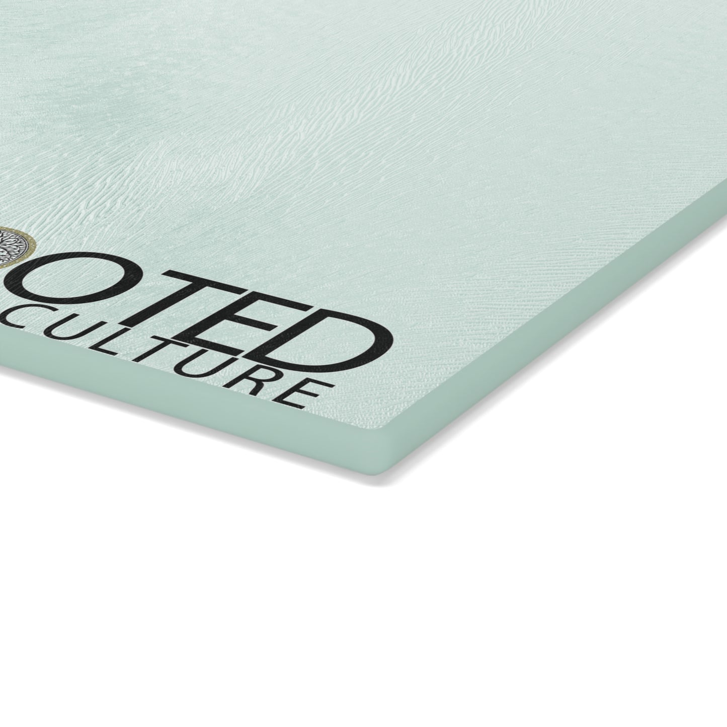 Rooted in the Culture Cooking with Love Glass Cutting Board | Rooted in the Culture