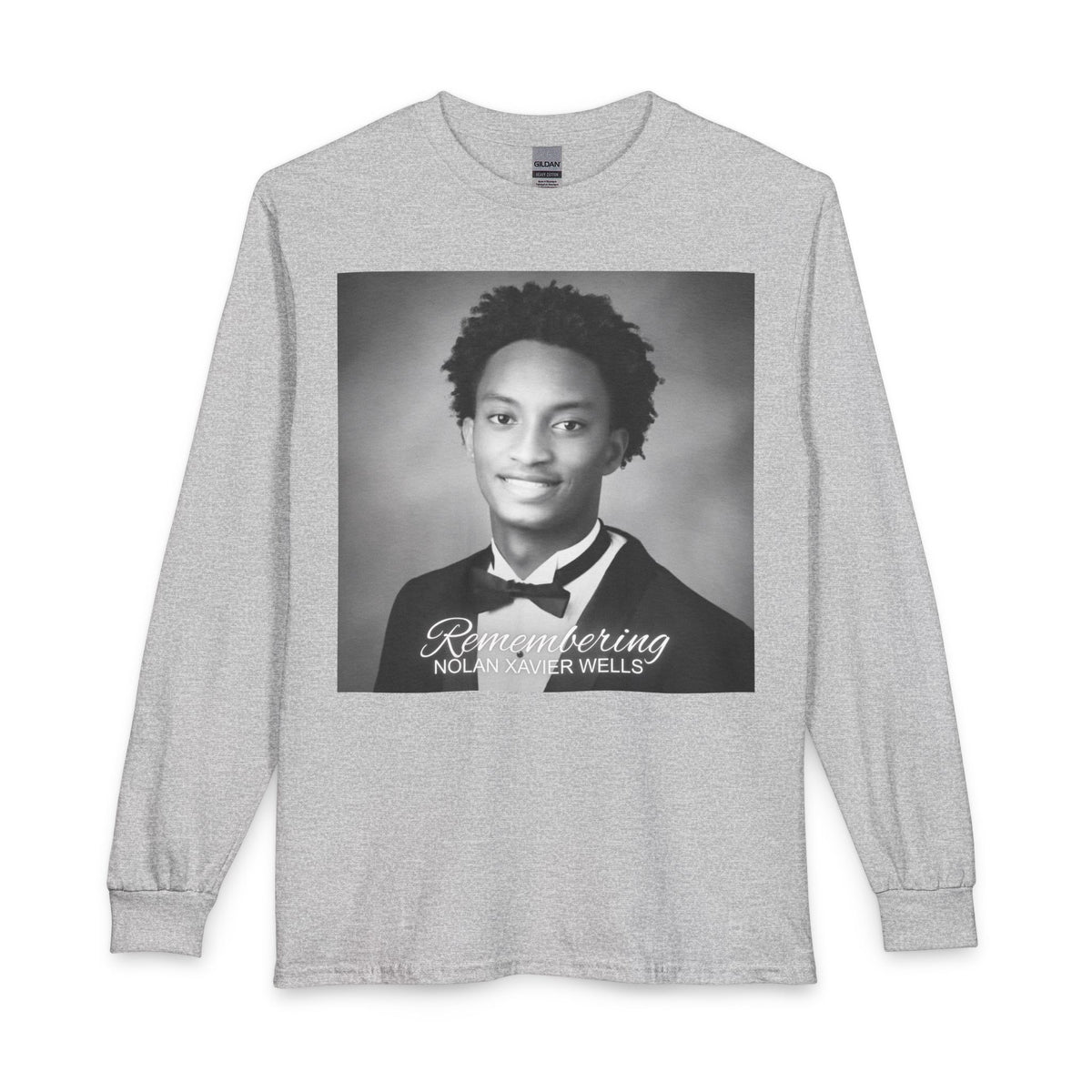 Remembering Nolan Xavier Wells Long Sleeve T-Shirt